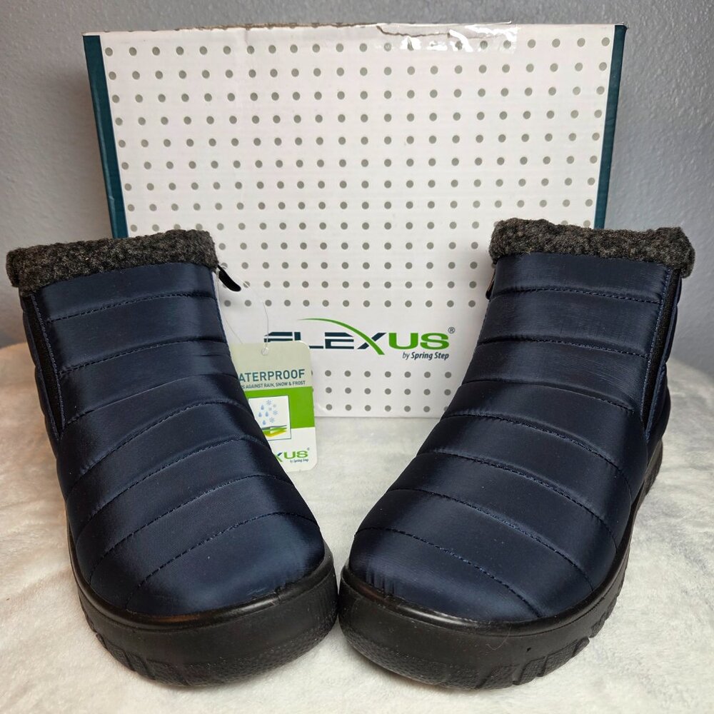 NEW!!! FLEXUS by Spring Step Melba Boots Ice Grip - Size 6.5-7 (US) / 37 (EU)